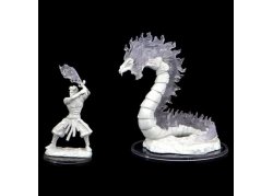 Critical Role Unpainted Miniatures: Ashari Firetamer & Asahri Inferno Serpent